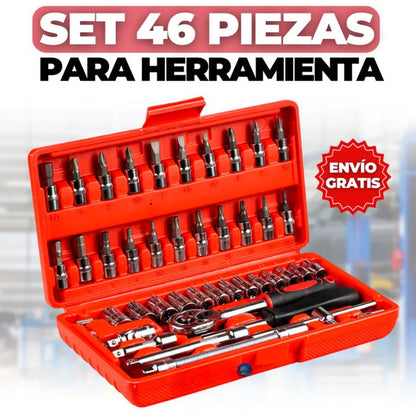 Set de Herramientas de 46 Piezas - Para todos tus Trabajos + Envio Gratis + Regalo