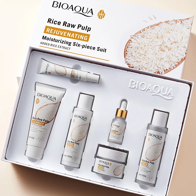 Bioaqua Kit Facial de Arroz: El Secreto para una Piel Radiante y Luminosidad Inigualable