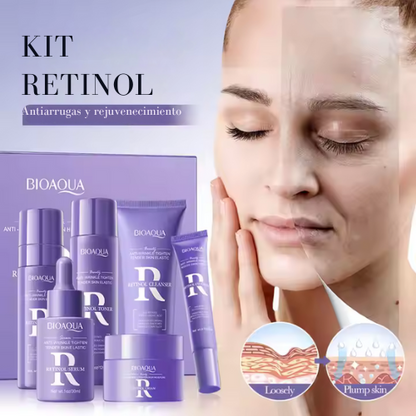 Kit de Retinol Bioaqua: Renueva y Rejuvenece tu Piel con Eficiencia y Elegancia + Caja de Lujo Incluida