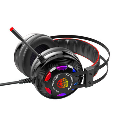 Diadema Gamer Rgb Microfono V10